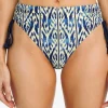 Robin Piccone Bikini Bottoms-Aabra High Waist Bikini Bottom Lapis