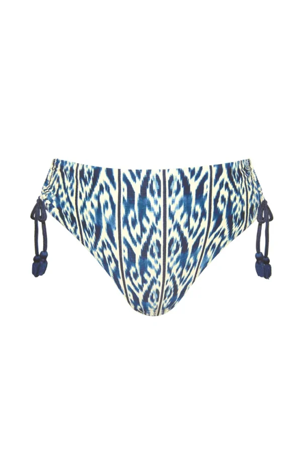 Robin Piccone Bikini Bottoms-Aabra High Waist Bikini Bottom Lapis