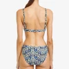Robin Piccone Bikini Tops-Aabra Triangle Bikini Top Lapis