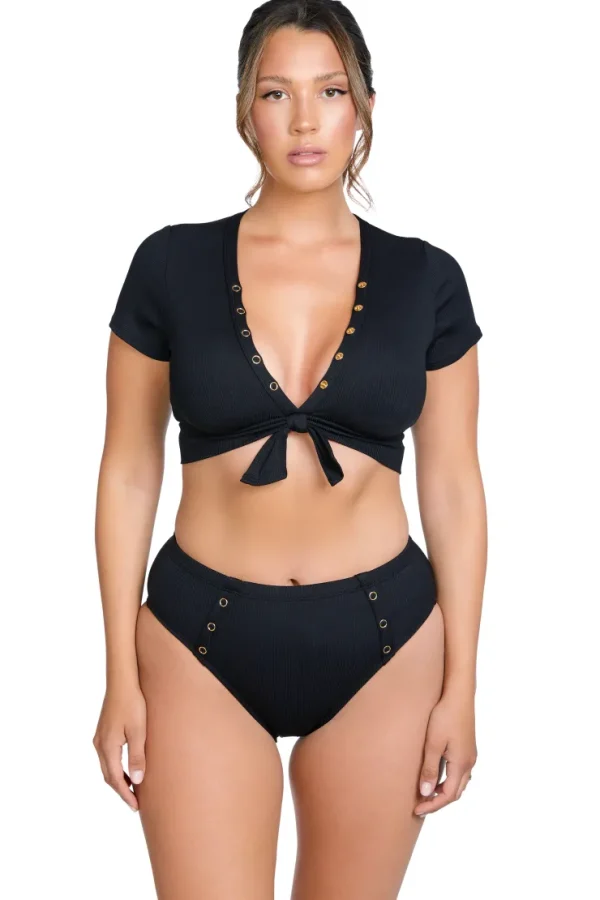 Robin Piccone Bikini Tops-Amy Raglan Bikini Top