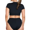 Robin Piccone Bikini Tops-Amy Raglan Bikini Top