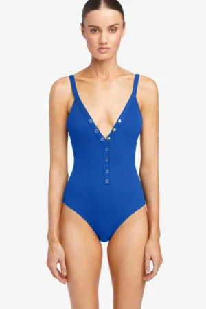amy_vneck_one_piece_0-2.webp Robin Piccone One Pieces-Amy V-Neck One Piece Lapis