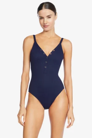 amy_vneck_one_piece_0.webp Robin Piccone One Pieces-Amy V-Neck One Piece Navy