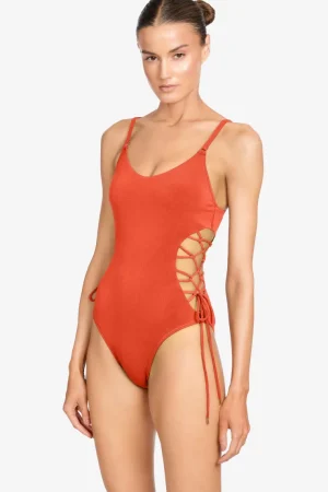 aubrey_lace_up_one_piece_0.webp Robin Piccone One Pieces-Aubrey Lace Up One Piece