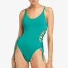 aubrey_lace_up_one_piece_2.webp Robin Piccone One Pieces-Aubrey Lace Up One Piece