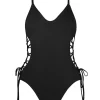 aubrey_lace_up_one_piece_6.webp Robin Piccone One Pieces-Aubrey Lace Up One Piece