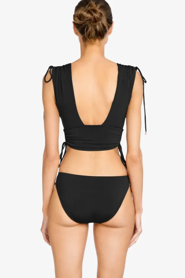 aubrey_v_plunge_top_1.webp Robin Piccone Bikini Tops-Aubrey V Plunge Top Black