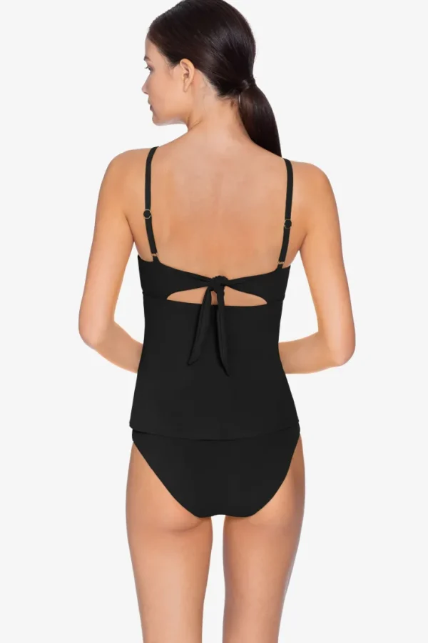 ava_cutout_tankini_top_1.webp Robin Piccone Bikini Tops-Ava Cutout Tankini Top Black