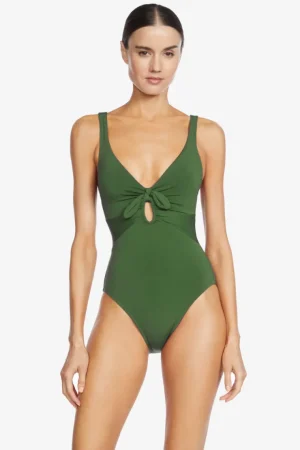 Robin Piccone One Pieces-Ava Knot One Piece Sage