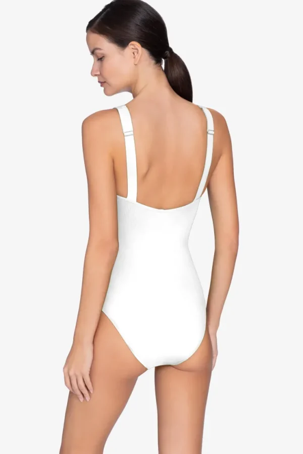 Robin Piccone One Pieces-Ava Knot One Piece White