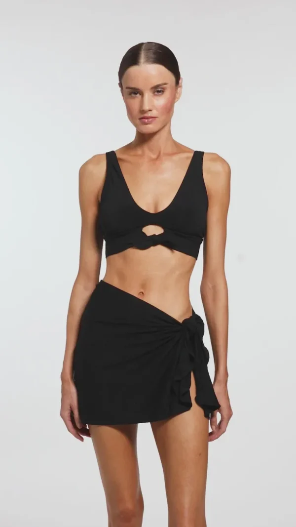Robin Piccone Cover Ups-Ava Modal Pareo Black