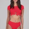 Robin Piccone Bikini Tops-Ava Rp Bikini Tee