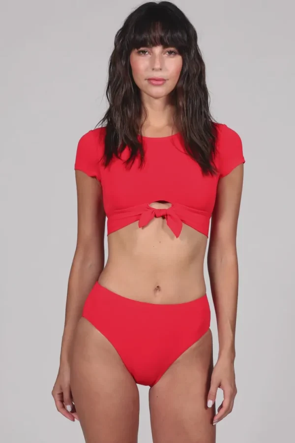 Robin Piccone Bikini Tops-Ava Rp Bikini Tee