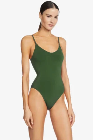 Robin Piccone One Pieces-Ava Scoop Neck Mio One Piece Sage