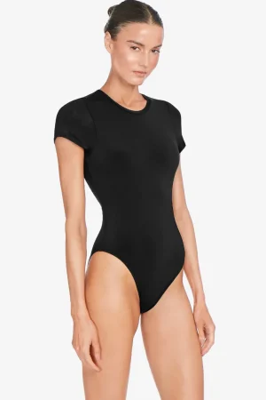 Robin Piccone One Pieces-Ava T-Shirt One Piece Black