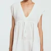 bubble_gauze_flouncy_dres_2-1.webp Robin Piccone Cover Ups-Bubble Gauze Flouncy Dress White