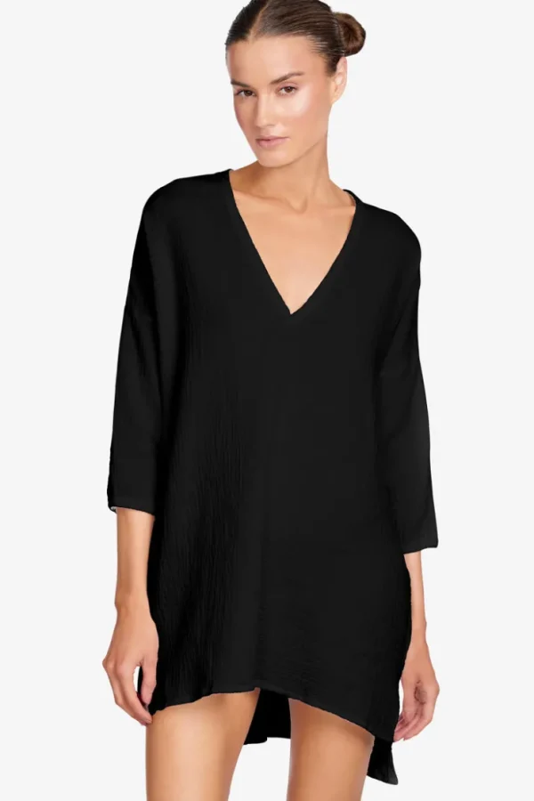 emily_vneck_tunic_2.webp Robin Piccone Cover Ups-Emily V-Neck Tunic