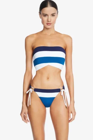 Robin Piccone Bikini Tops-Emma Bandeau Top Safire Combo
