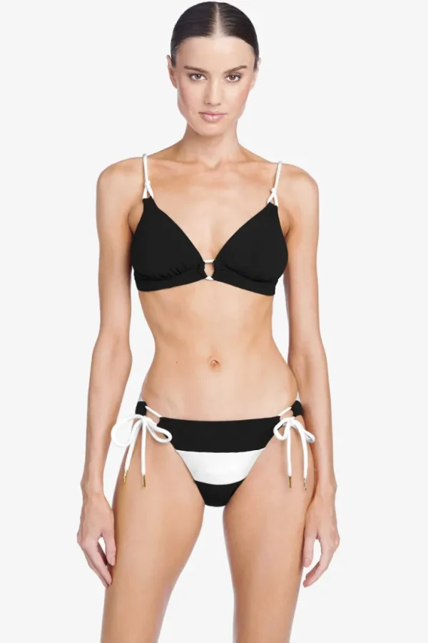 Robin Piccone Bikini Tops-Emma Triangle Top Black
