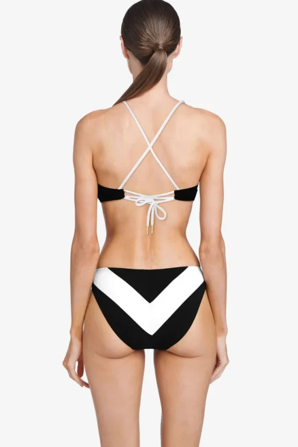 Robin Piccone Bikini Tops-Emma Triangle Top Black