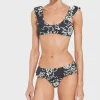 gracie_ruffle_scoop_top_2.webp Robin Piccone Bikini Tops-Gracie Ruffle Scoop Top Black