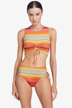 greta_high_waist_bottom_0.webp Robin Piccone Bikini Bottoms-Greta High Waist Bottom Persimmon Multi