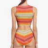 greta_high_waist_bottom_1.webp Robin Piccone Bikini Bottoms-Greta High Waist Bottom Persimmon Multi