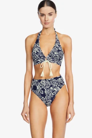 indah_high_waist_bikini_b_0.webp Robin Piccone Bikini Bottoms-Indah High Waist Bikini Bottom Navy/Ecru