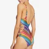 ines_lace_up_one_piece_2.webp Robin Piccone One Pieces-Ines Lace Up One Piece Multi