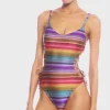 ines_lace_up_one_piece_5.webp Robin Piccone One Pieces-Ines Lace Up One Piece Multi