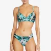 Robin Piccone Bikini Tops-Mai Triangle Top Aqua