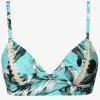 Robin Piccone Bikini Tops-Mai Triangle Top Aqua