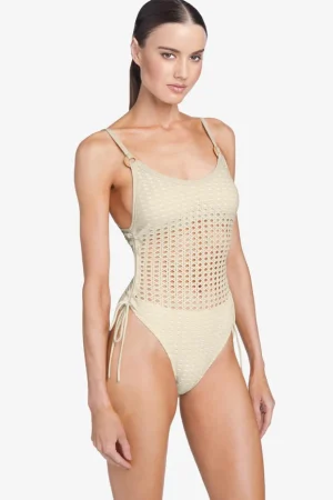 Robin Piccone One Pieces-Marlow One Piece Ecru