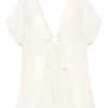 Robin Piccone Cover Ups-Michelle Fringe Tunic