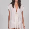 Robin Piccone Cover Ups-Michelle Fringe Tunic
