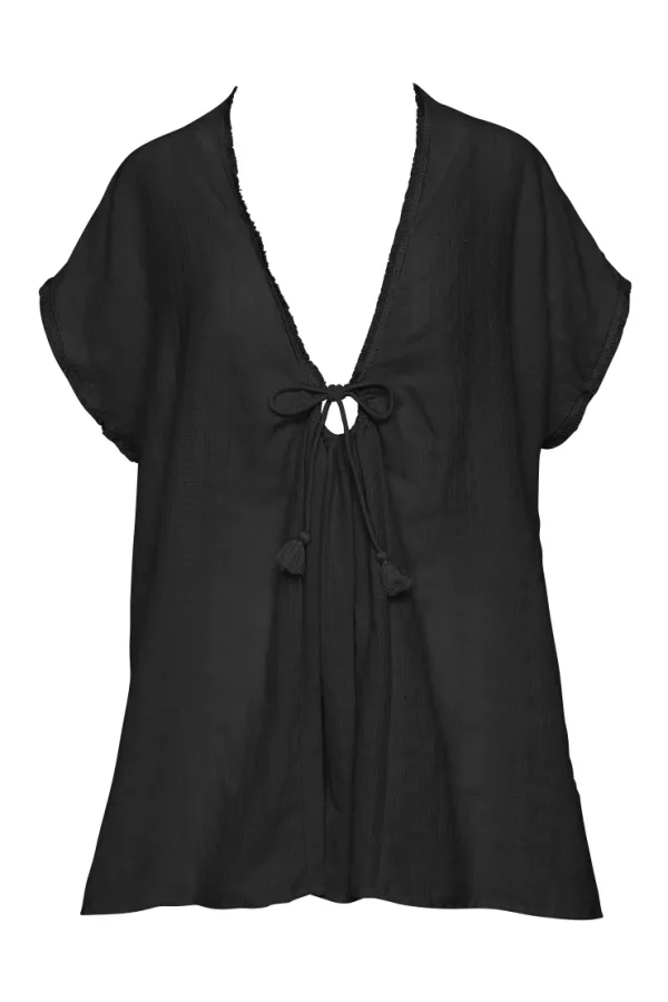 Robin Piccone Cover Ups-Michelle Fringe Tunic