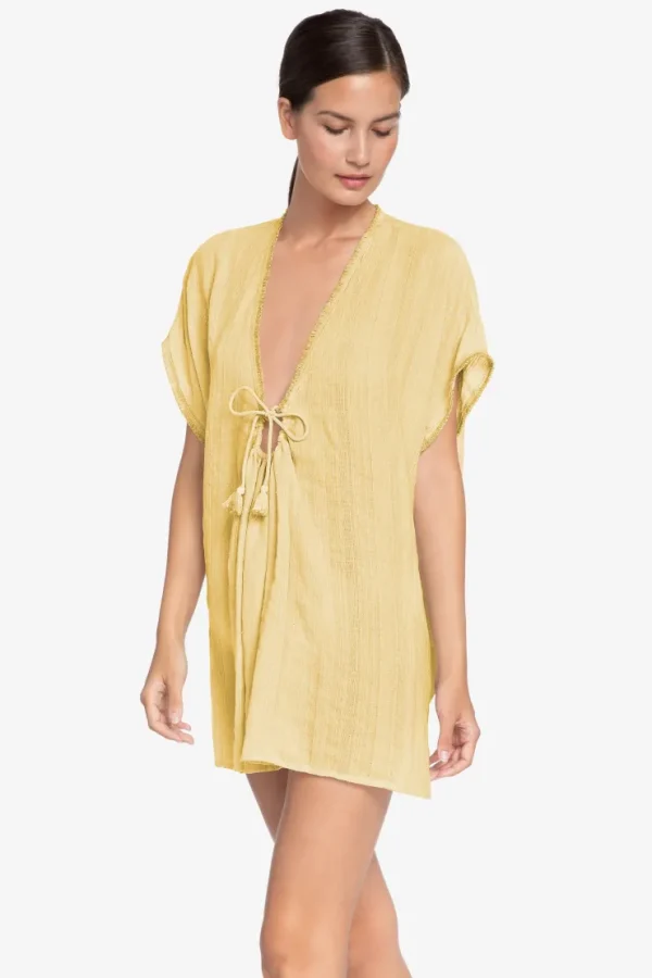 Robin Piccone Cover Ups-Michelle Fringe Tunic