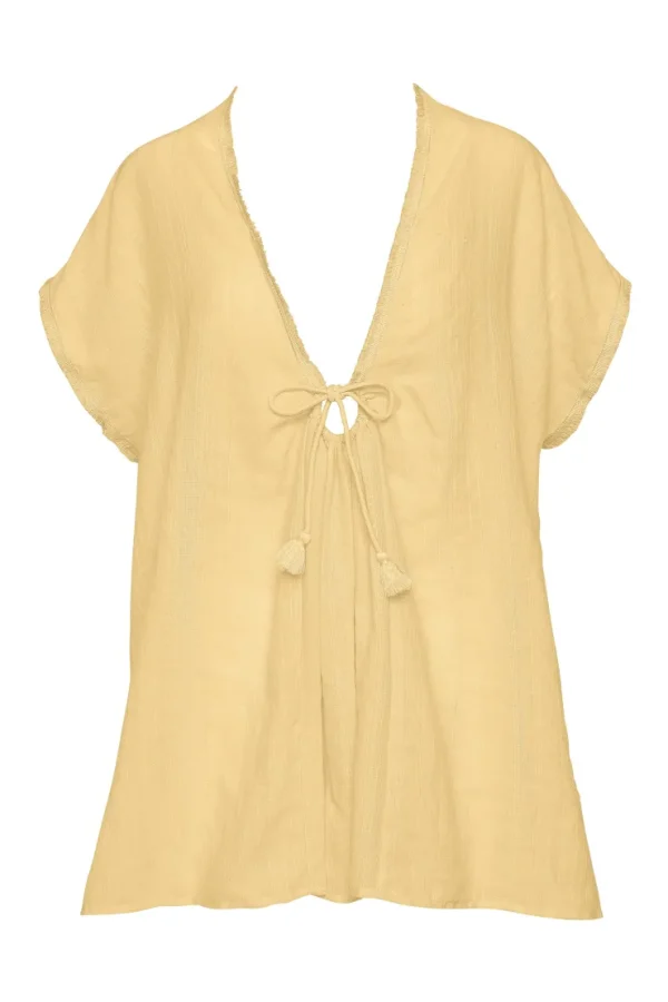 Robin Piccone Cover Ups-Michelle Fringe Tunic