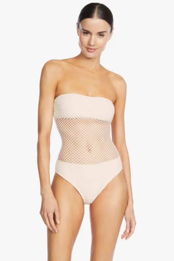 pua_bandeau_one_piece_3.webp Robin Piccone One Pieces-Pua Bandeau One Piece Ecru
