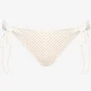 Robin Piccone Bikini Bottoms-Pua Side Tie Bottom Ecru