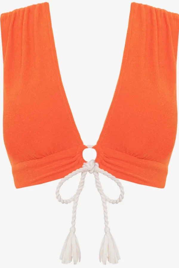 soliel_capsleeve_bikini_t_1.webp Robin Piccone Bikini Tops-Soliel Capsleeve Bikini Top Marmalade