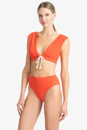 soliel_high_waist_bikini__0.webp Robin Piccone Bikini Bottoms-Soliel High Waist Bikini Bottom Marmalade
