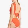 soliel_high_waist_bikini__3.webp Robin Piccone Bikini Bottoms-Soliel High Waist Bikini Bottom Marmalade