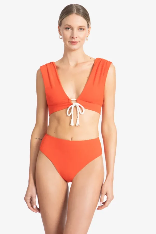 soliel_high_waist_bikini__4.webp Robin Piccone Bikini Bottoms-Soliel High Waist Bikini Bottom Marmalade